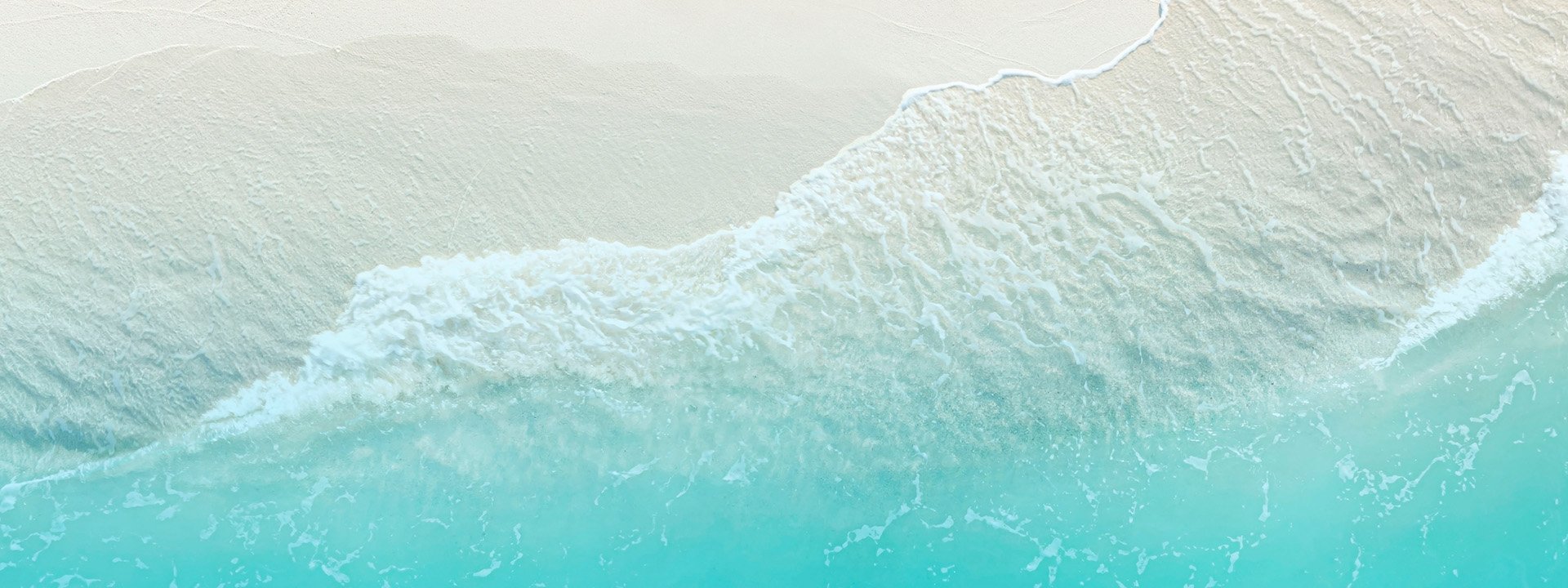 Tide coming onto a beach